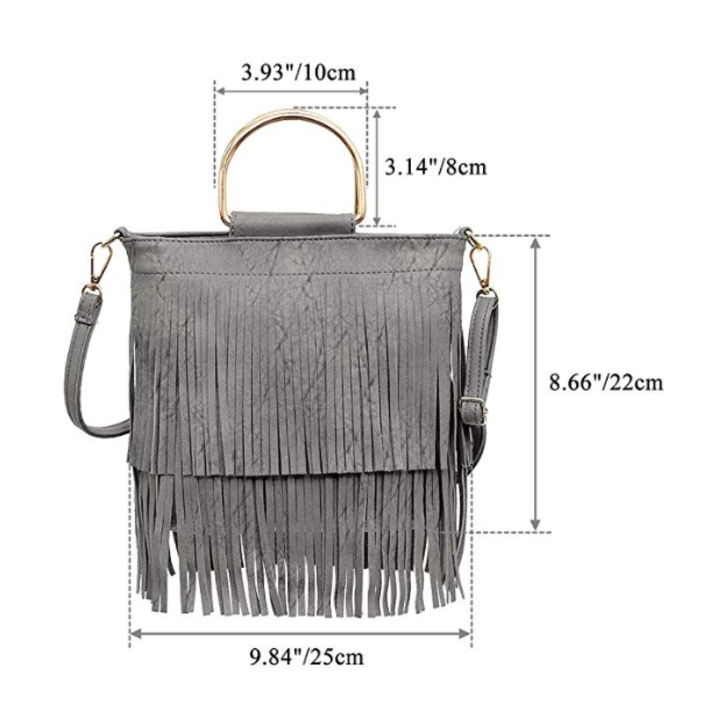 Fringe Shoulder Bag - Picture 4 of 4